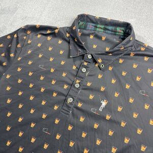 William Murray Golf Polo Shirt Men XL Last Call Cocktail Performance Stretch